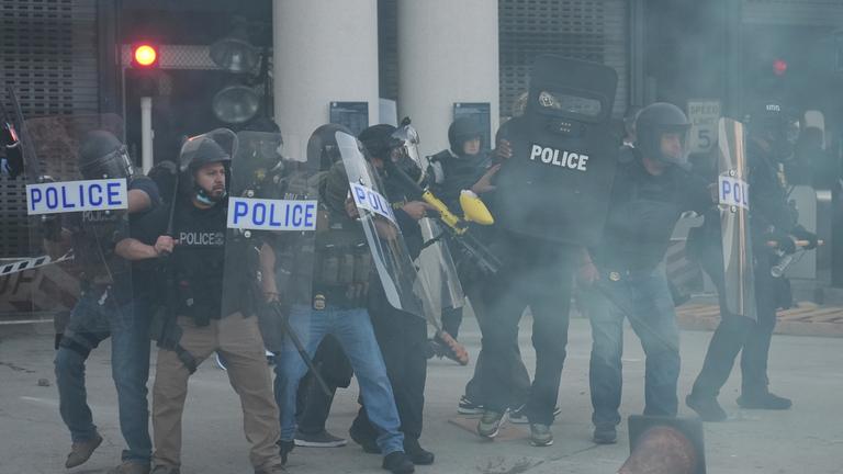 Proteste gegen Aktion von US-Bundeseinwanderungsbehörde