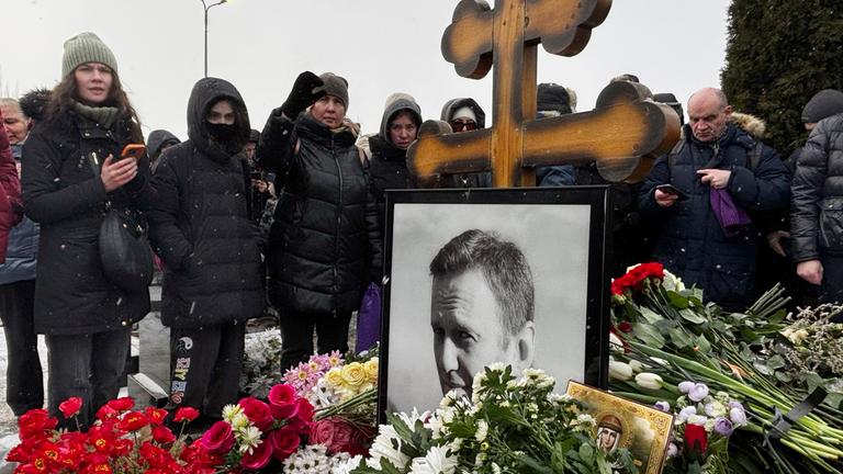 Jahrestag des Todes von Kremlgegner Nawalny