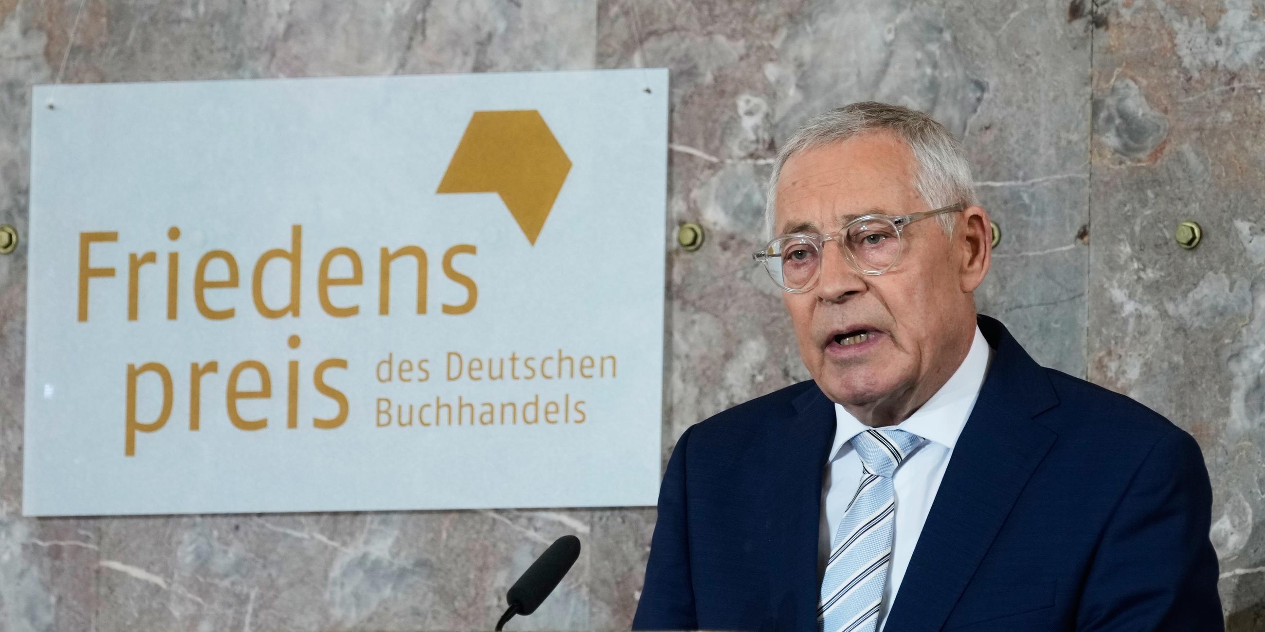 Übergabe Friedenspreis des Deutschen Buchhandels