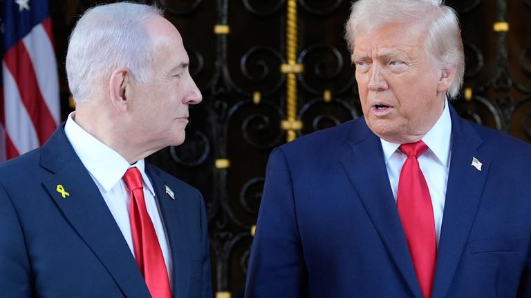 US-Präsident Trump empfängt Israels Ministerpräsident Netanjahu