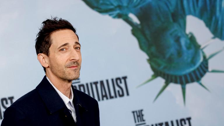 Andrien Brody and Brady Corbet present 'The Brutalist' in Madrid