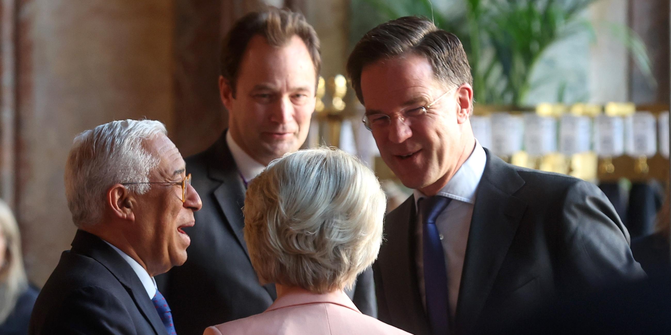 Informal EU leaders' retreat at the Palais d'Egmont in Brussels