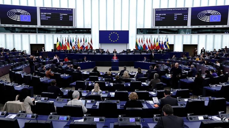 European Parliament session in Strasbourg