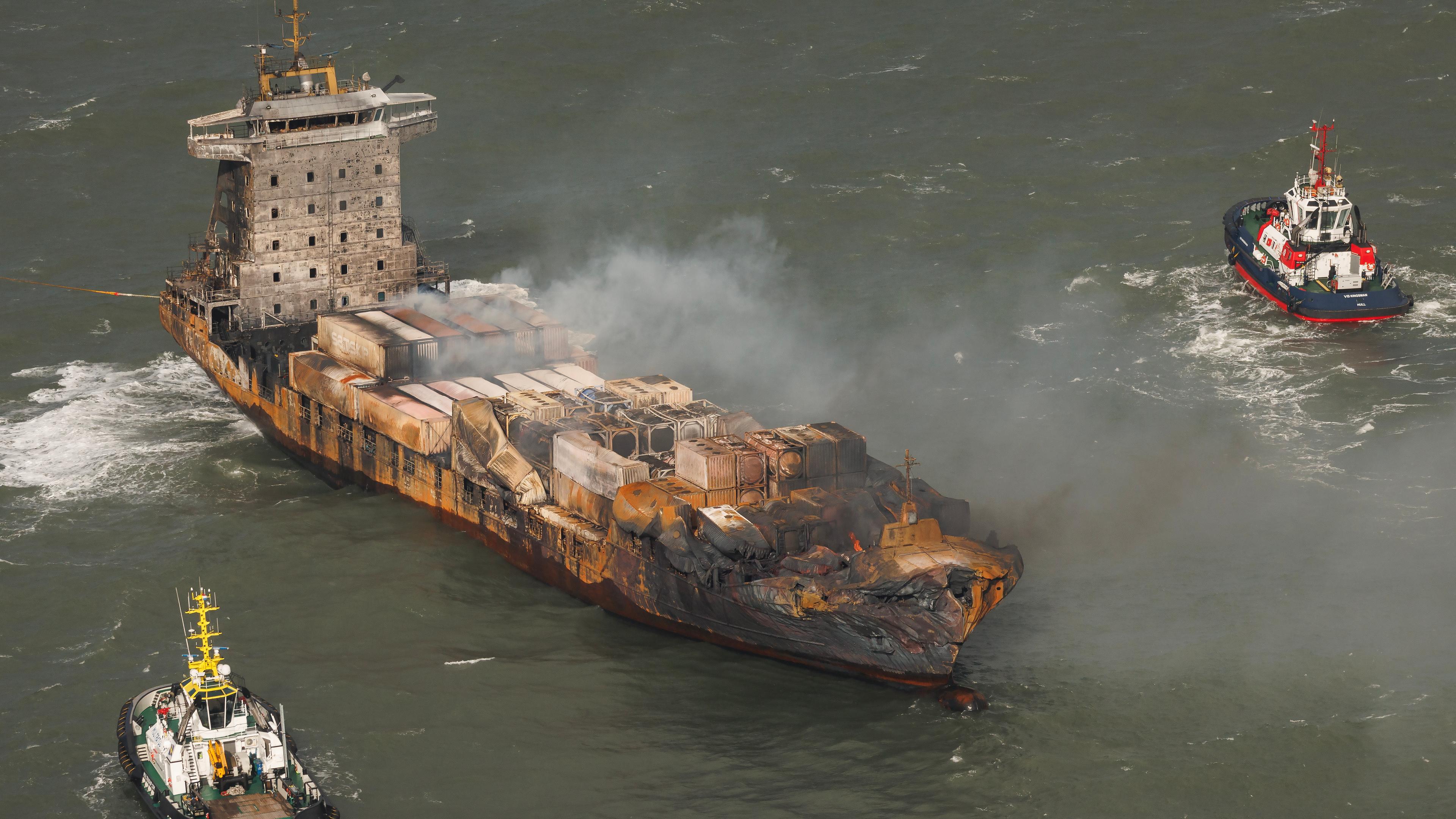 Vessel collision in the North Sea
