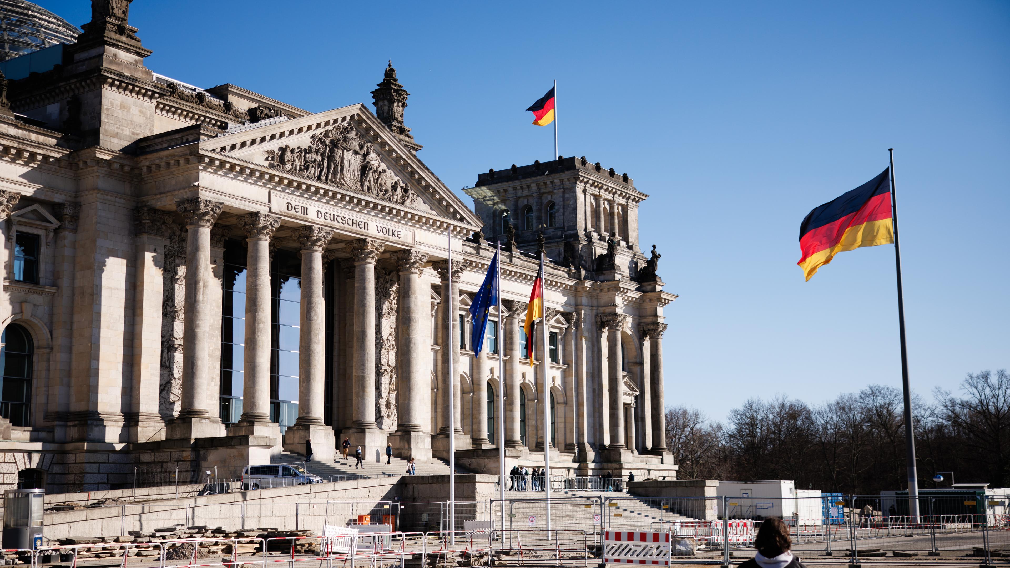 German Parliament building in Berlin