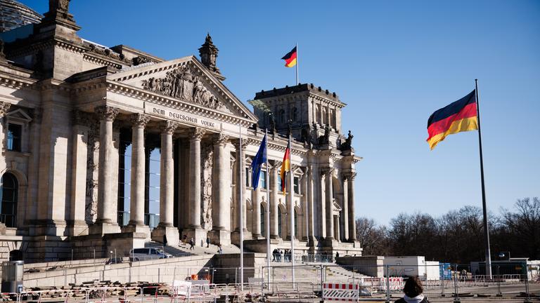 German Parliament building in Berlin