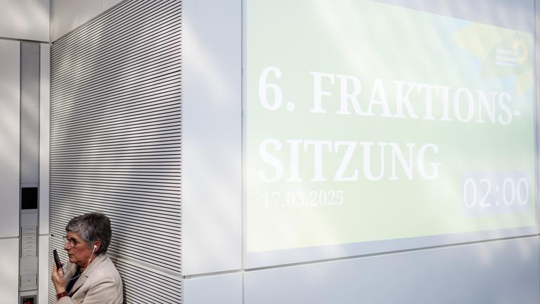 Parliamentary group meeting at the German Bundestag