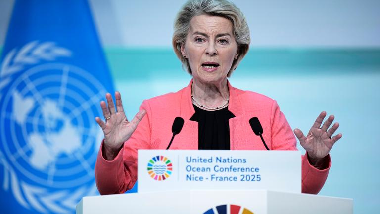 European Commission Ursula von der Leyen spricht