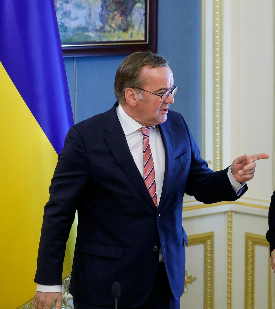Pistorius Ukraine Militärhilfen
