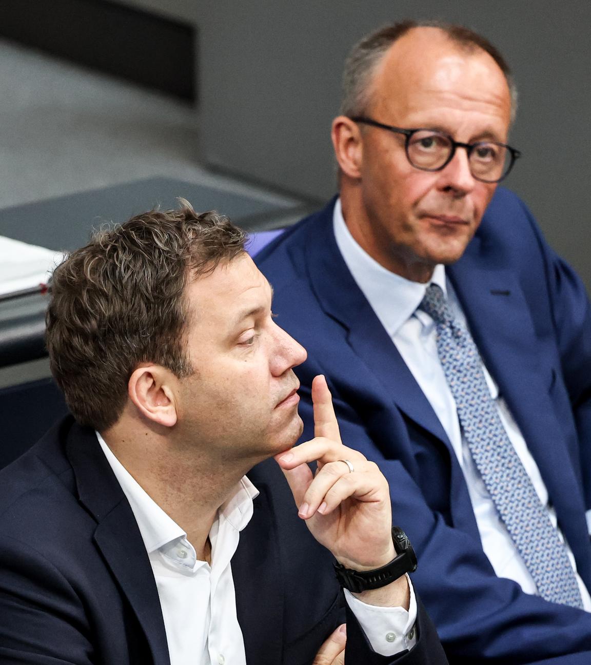 Klingbeil Merz Streit Koalition