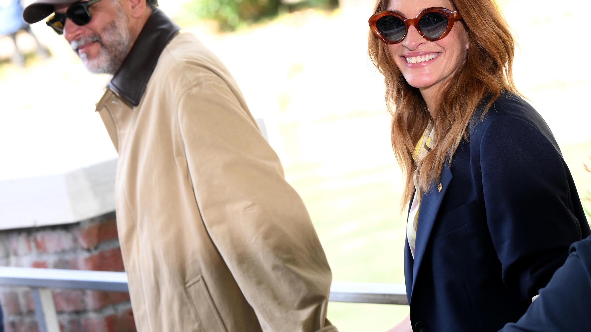 Ankunft: Julia Roberts in Venedig