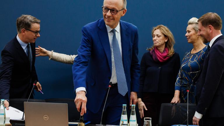 Pressekonferenz anlässlich der Sitzung des Parteivorstands der Christlich-Demokratischen Union Deutschlands in Berlin