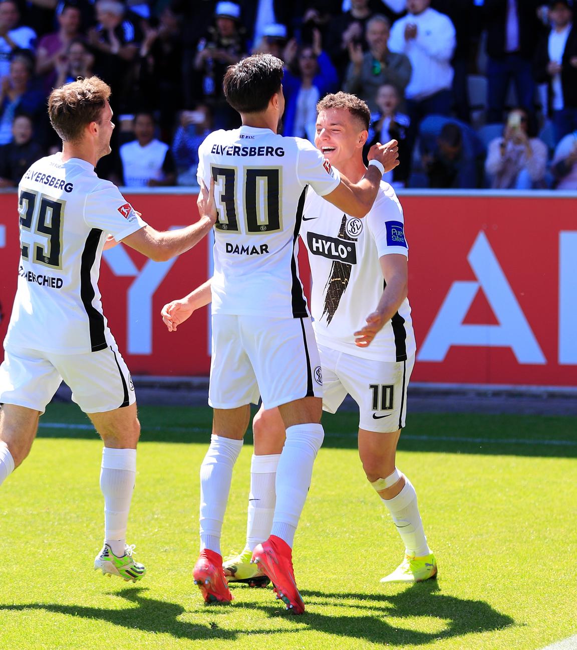 Fussball 2.Bundesliga, SV Elversberg - Eintracht Braunschweig