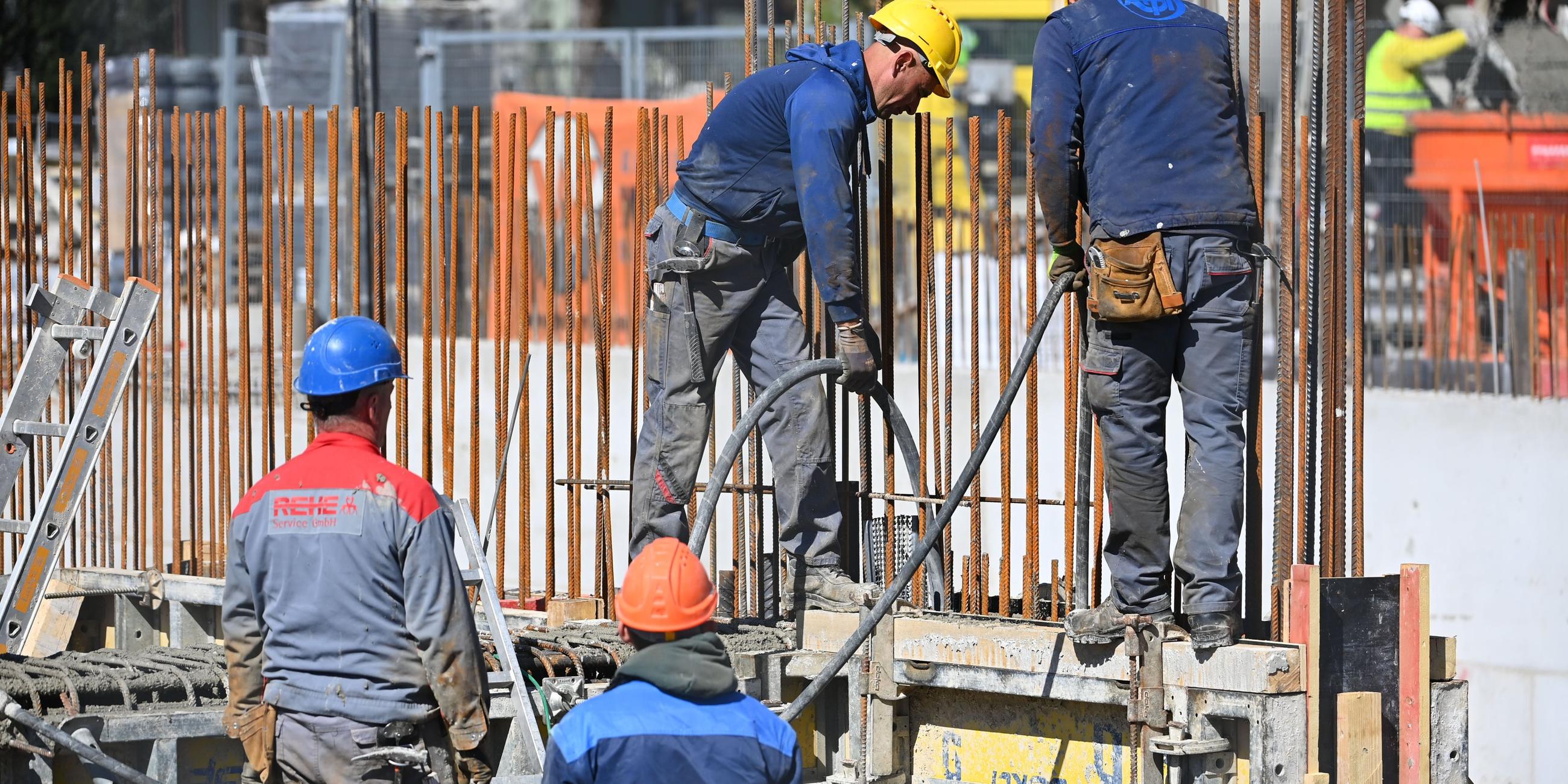 Grossbaustelle Wohnungsbau