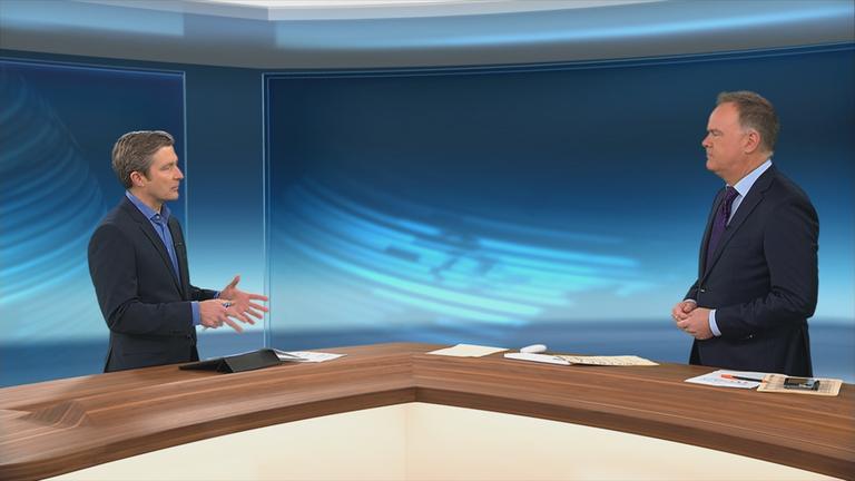 Studiogespräch zwischen Stefan Leifert und Christian Sievers.