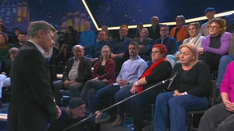 Habeck in der Sendung Klartext beim Thema Bürgergeld