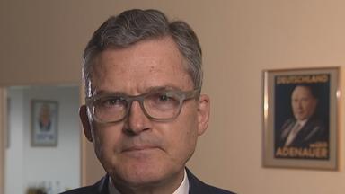 Roderich Kiesewetter, CDU-Sicherheitspolitiker im Gespräch mit Antje Pieper