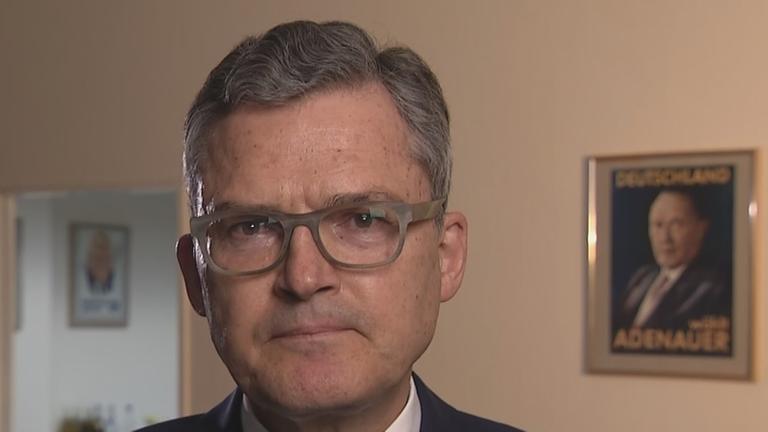 Roderich Kiesewetter, CDU-Sicherheitspolitiker im Gespräch mit Antje Pieper