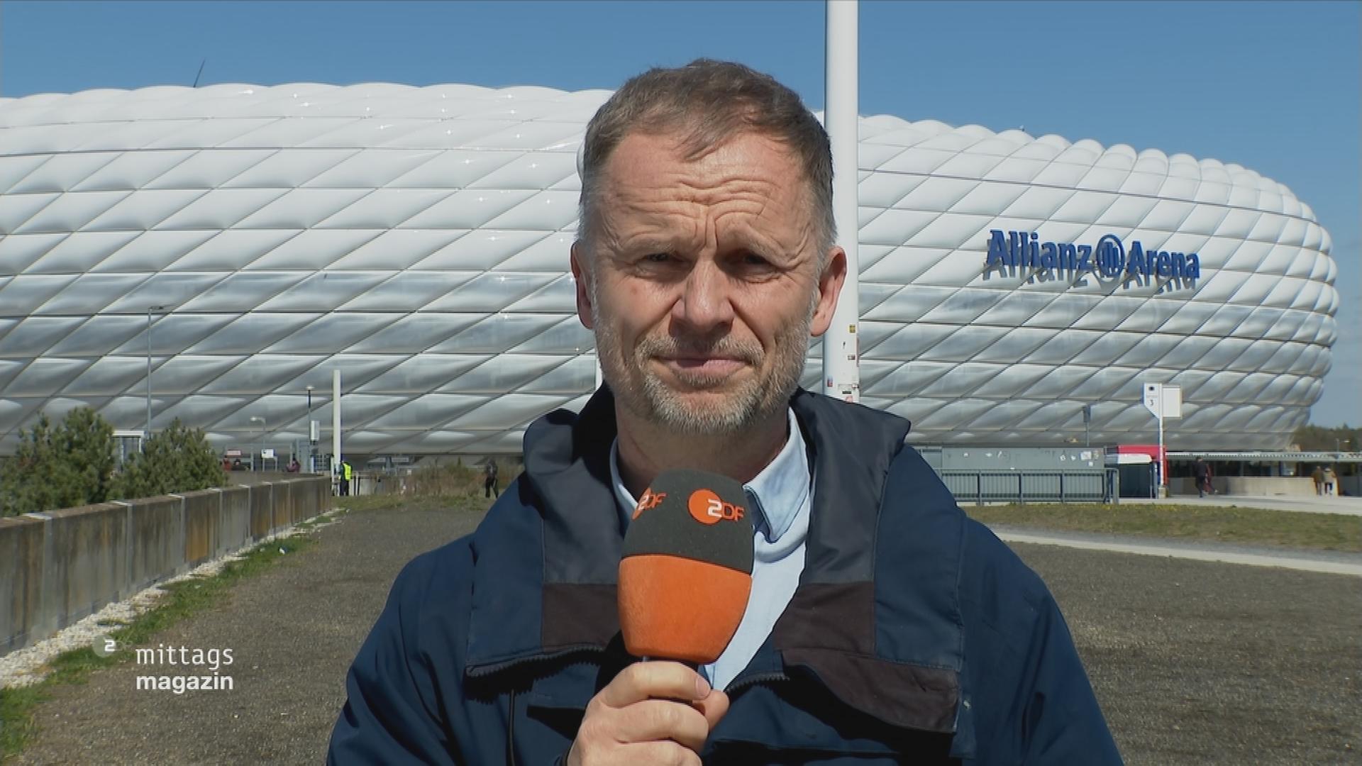 Alexander Ruda in München vor FC Bayern - Inter Mailand