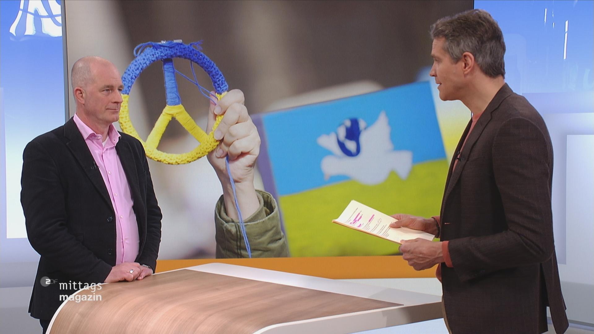 Christian Mölling im Gespräch mit ZDF-Mima-Moderator Daniel Pontzen