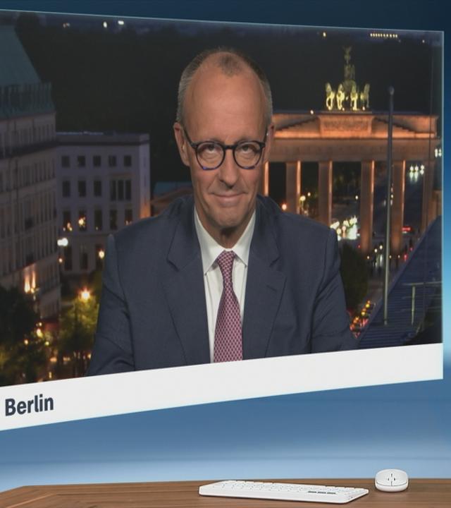 Schaltgespräch von Friedrich Merz und Dunja Hayali