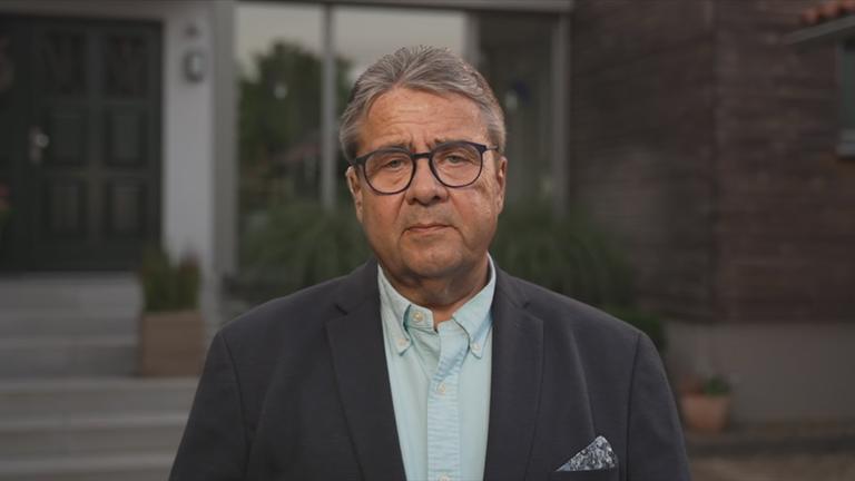 Schaltgesrpäch mit Sigmar Gabriel