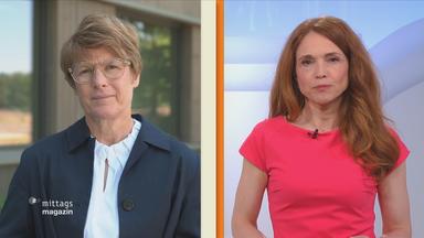 Veronika Grimm im Gespräch mit ZDF-Mima-Moderatorin Mirjam Meinhardt