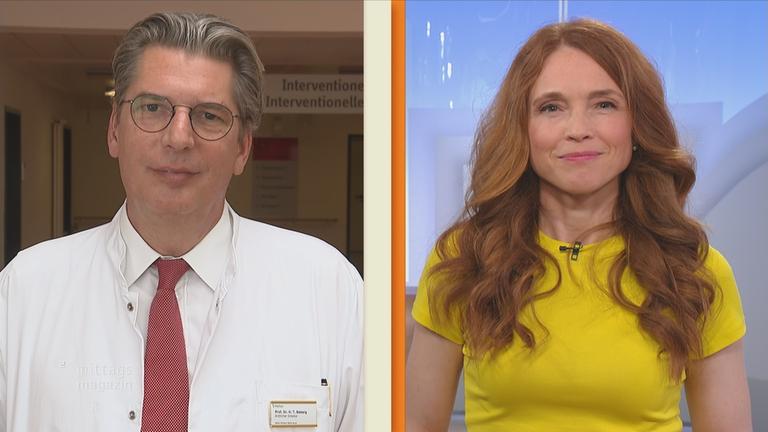 Henning Baberg im Gespräch mit ZDF-Mima-Moderatorin Mirjam Meinhardt