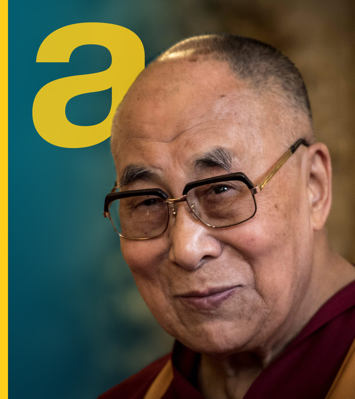 Das religiöse Oberhaupt der Tibeter, der Dalai Lama