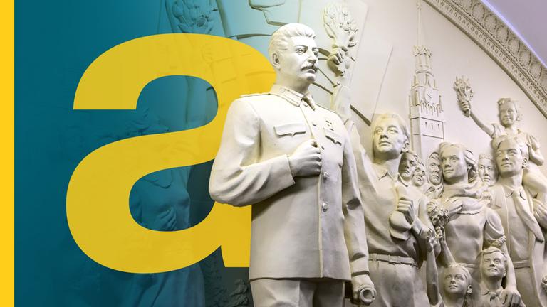 Das Stalin Relief im Taganskaja U-Bahnhof der Metro Moskau
