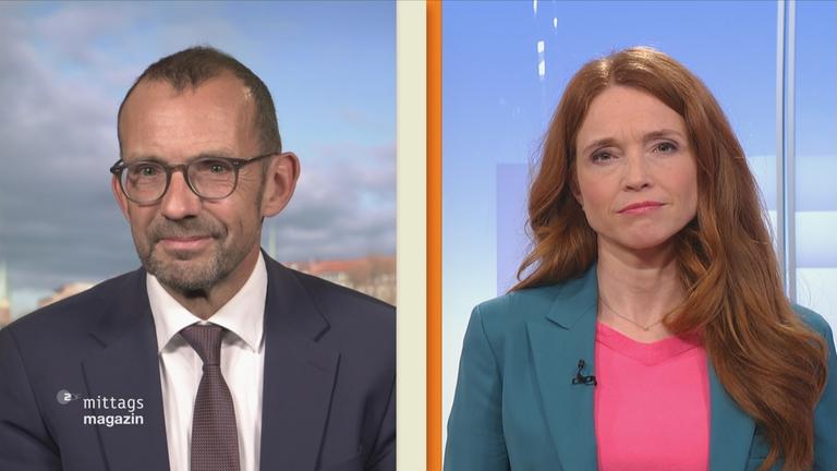 Thomas Röwekamp im Gespräch mit ZDF-Mima-Moderatorin Mirjam Meinhardt