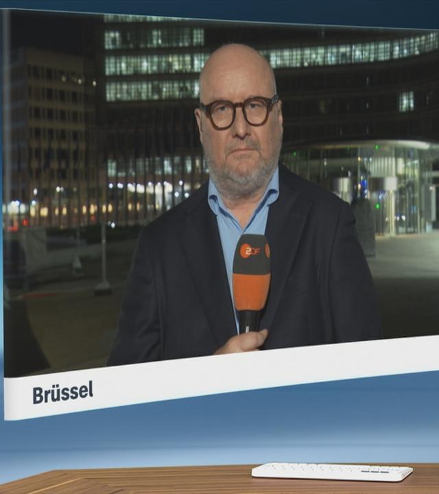 Ulf Röller und Dunja Hayali sprechen im Schaltgespräch über EU Sanktionen für Russland