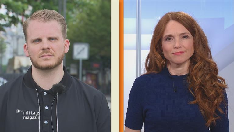 Tim Klüssendorf im Gespräch mit ZDF-Mima-Moderatorin Mirjam Meinhardt