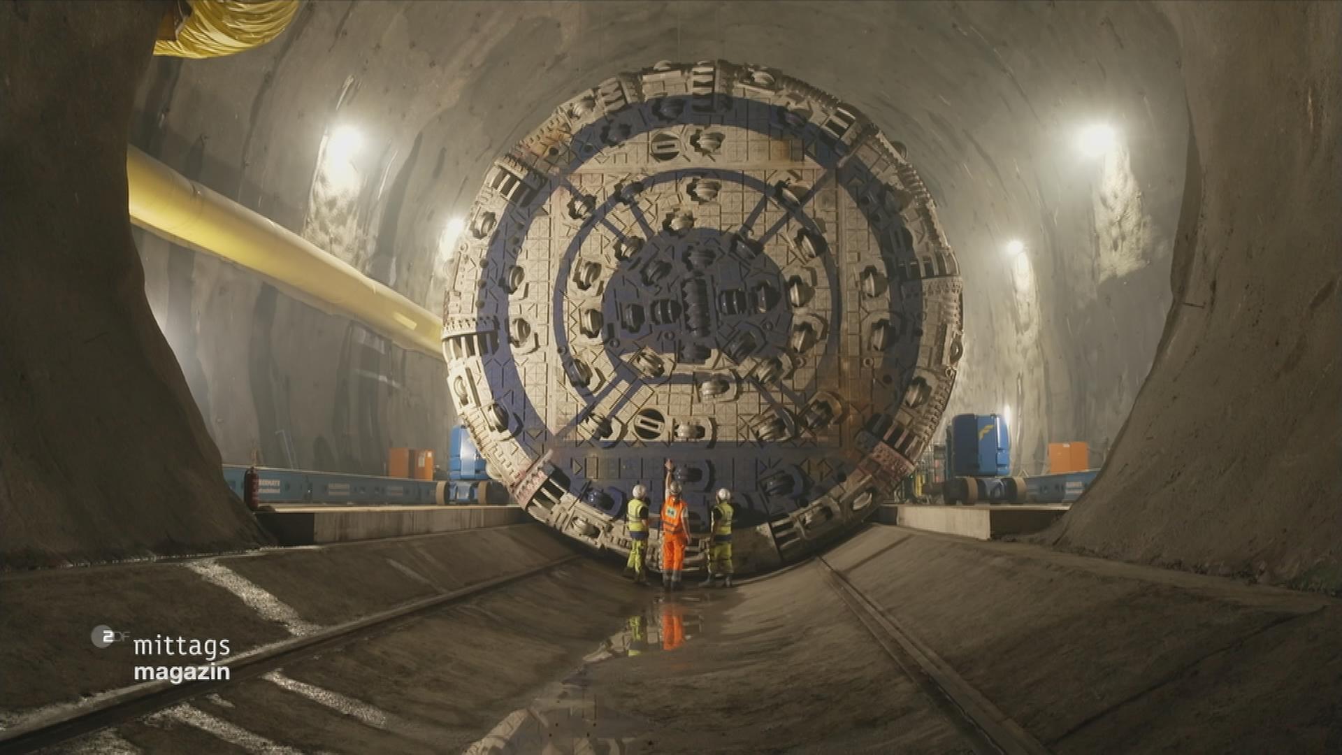 Bauarbeiten im Brenner-Basistunnel