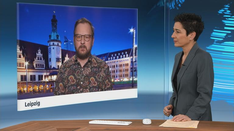 Schaltgespräch zwischen Hayali und Leistner