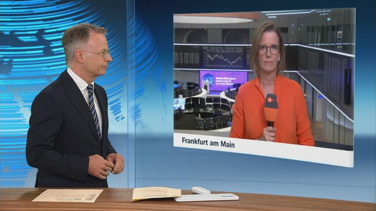 Heinz Wolf spricht im Schaltgespräch mit Vallerie Haller über die Börse