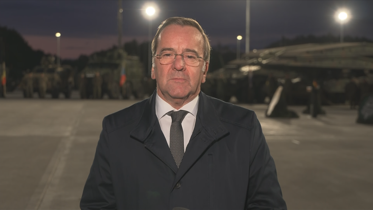 Marietta Slomka und Boris Pistorius sprechen im Schaltgespräch über Putin