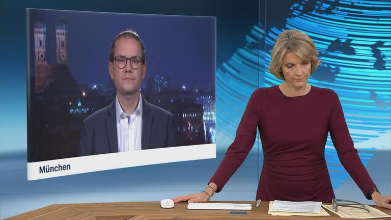 Schaltgespräch Marietta Slomka mit dem Nahost-Experten Jan Busse 