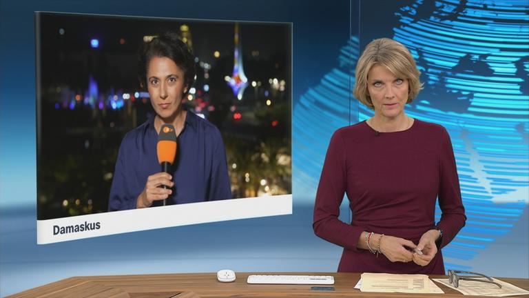 Schaltgespräch Marietta Slomka mit Golineh Atai