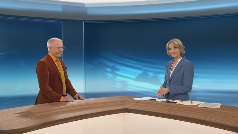 Studiogespräch Marietta Slomka mit Korte