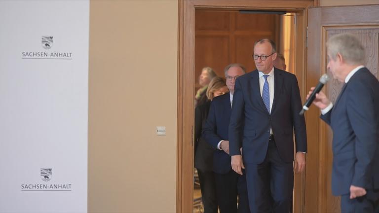 Merz in Sachsenanhalt