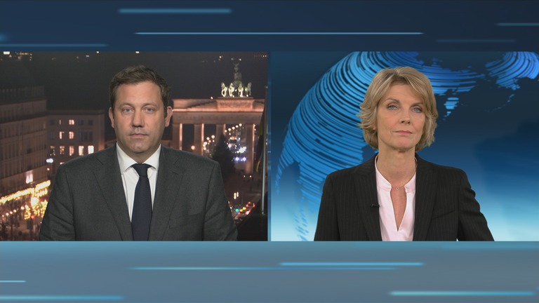 Schaltgespräch zwischen Marietta Slomka und Lars Klingbeil im Gespräch