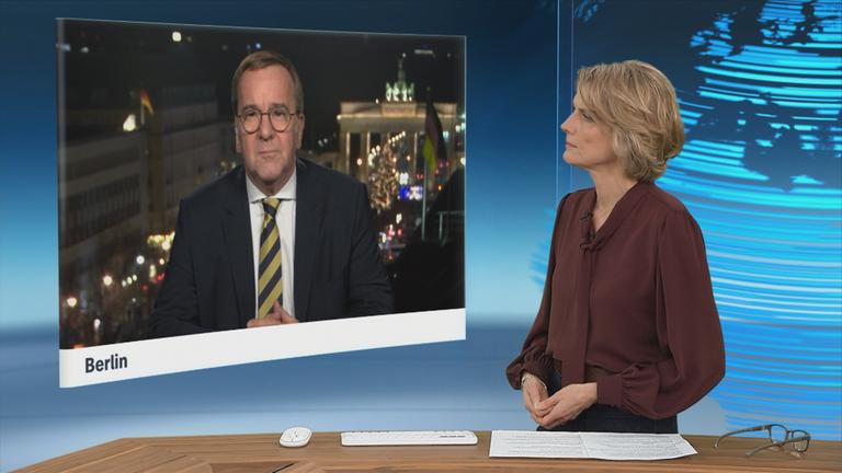 Schaltgespräch Pistorius und Slomka