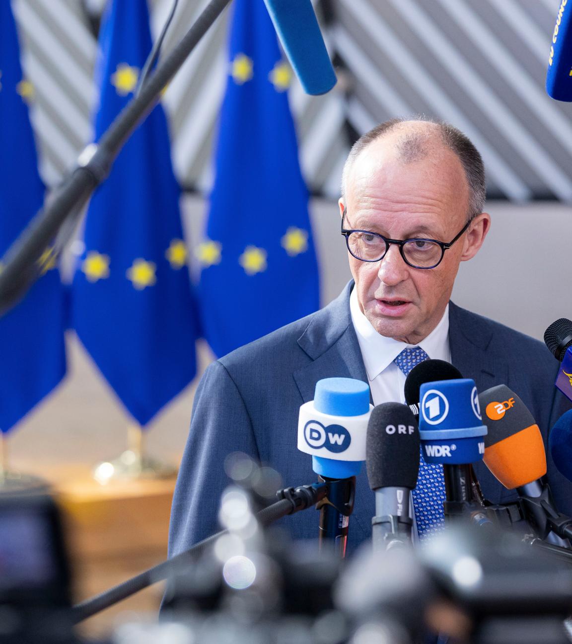 Merz beim EU-Gipfel in Brüssel