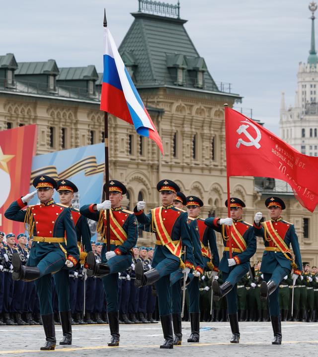 Parade zum Tag des Sieges in Moskau