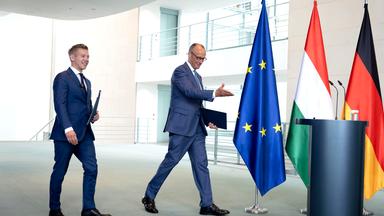 Merz empfängt den ungarischen Ministerpräsidenten Magyar in Berlin