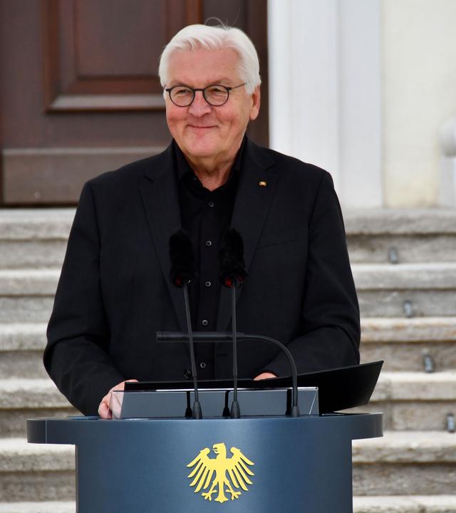Frank-Walter Steinmeier, Vernissage zur Eroeffnung der Ausstellung Freiraum Kunst, Schloss Bellevue, Berlin