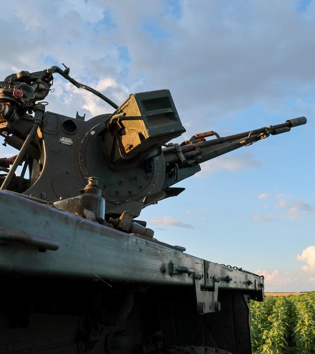 LUGANSK PEOPLE'S REPUBLIC - JULY 15, 2026: A mobile air defence team member serves with the 49th Anti-Aircraft Missile Brigade, 1st Tank Army deployed with the Zapad [West] Group of Forces amid Russia's special military operation. 