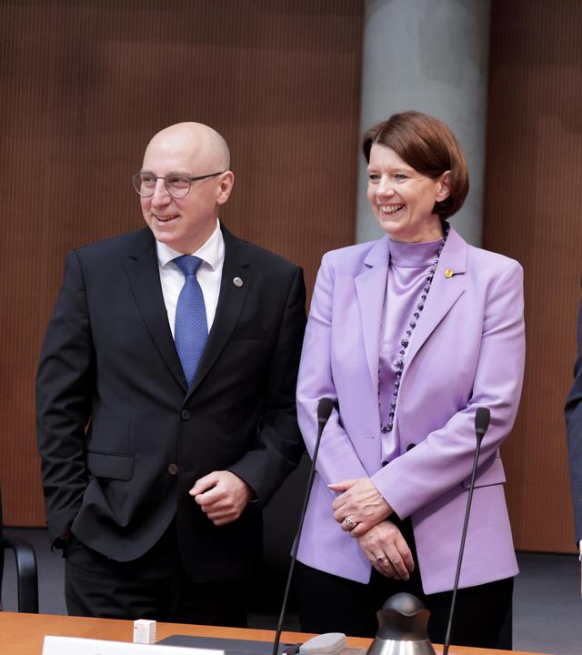 Sinan Selen, Präsident des Bundesamtes für Verfassungsschutz, Martina Rosenberg, Präsidentin des MAD, Martin Jäger, Präsident des BND, Öffentliche Anhörung des Parlamentarischen Kontrollgremiums
