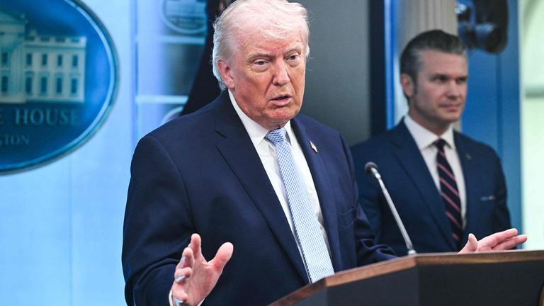 US-Präsident Donald Trump äußert sich zum Konflikt im Iran